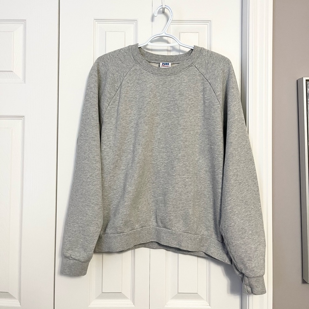 Aritzia TNA Gray Crewneck Sweatshirt